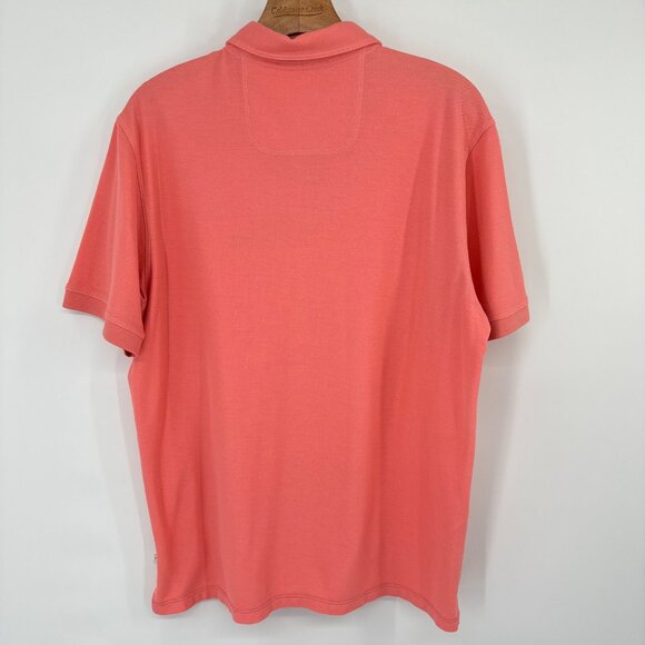 Tommy Bahama Island Zone Coral Polo Shirt mens size medium - Picture 10 of 12